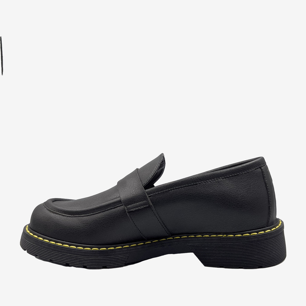 MADDY Mocassino vegan Nero Personalizzabile | Bellastoria