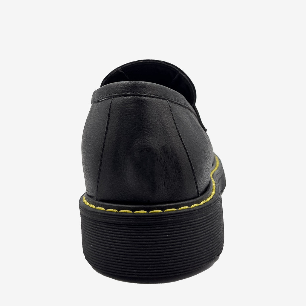 MADDY Mocassino vegan Nero Personalizzabile | Bellastoria
