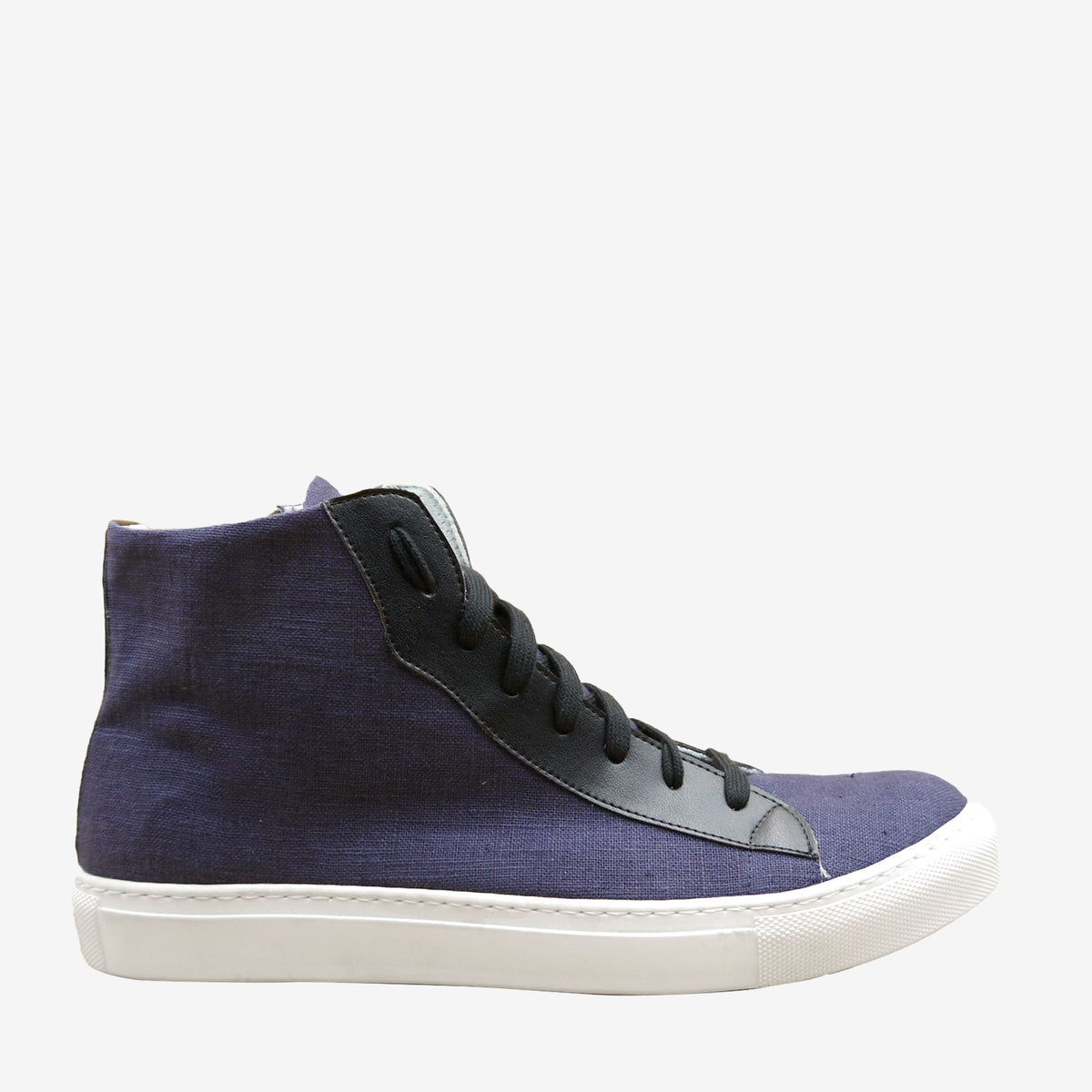NATURE sneakers alta - Ortica impermeabile e Pelle Mela