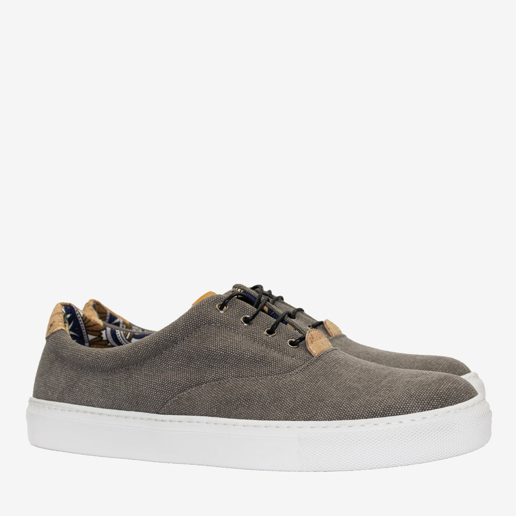 NICCO sneakers - Canapa Grigio - veganshoes