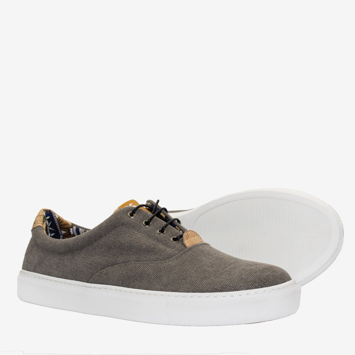 NICCO sneakers - Canapa Grigio - veganshoes