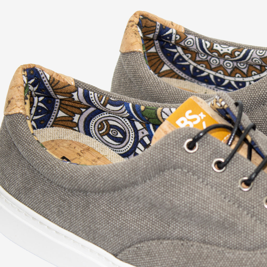 NICCO sneakers - Canapa Grigio - veganshoes