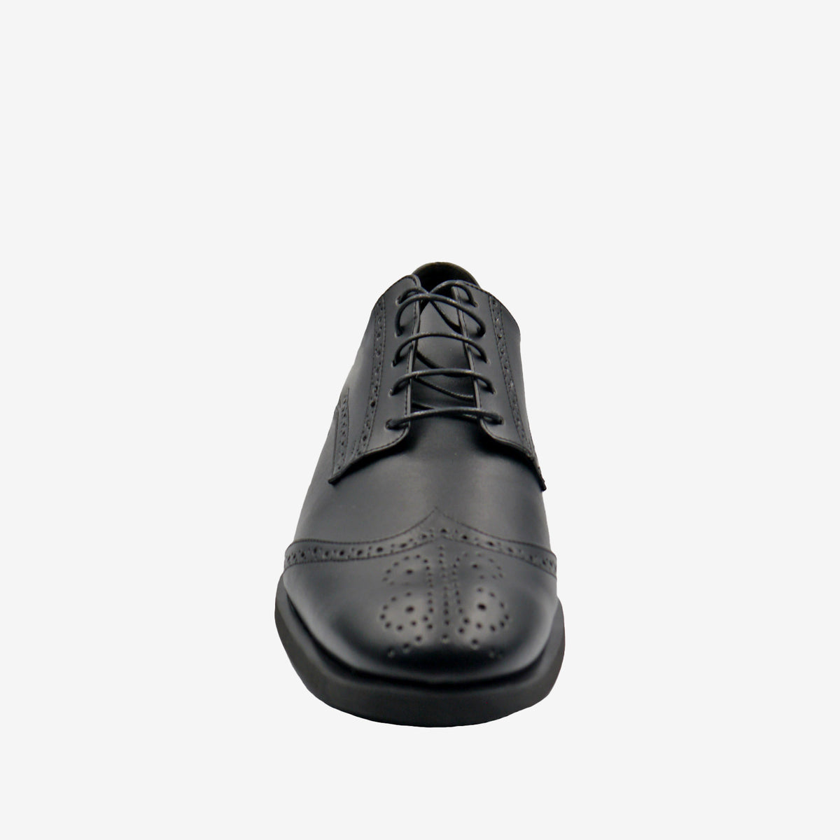 ROYAL Derby brogue - Pelle Mela Nero - veganshoes