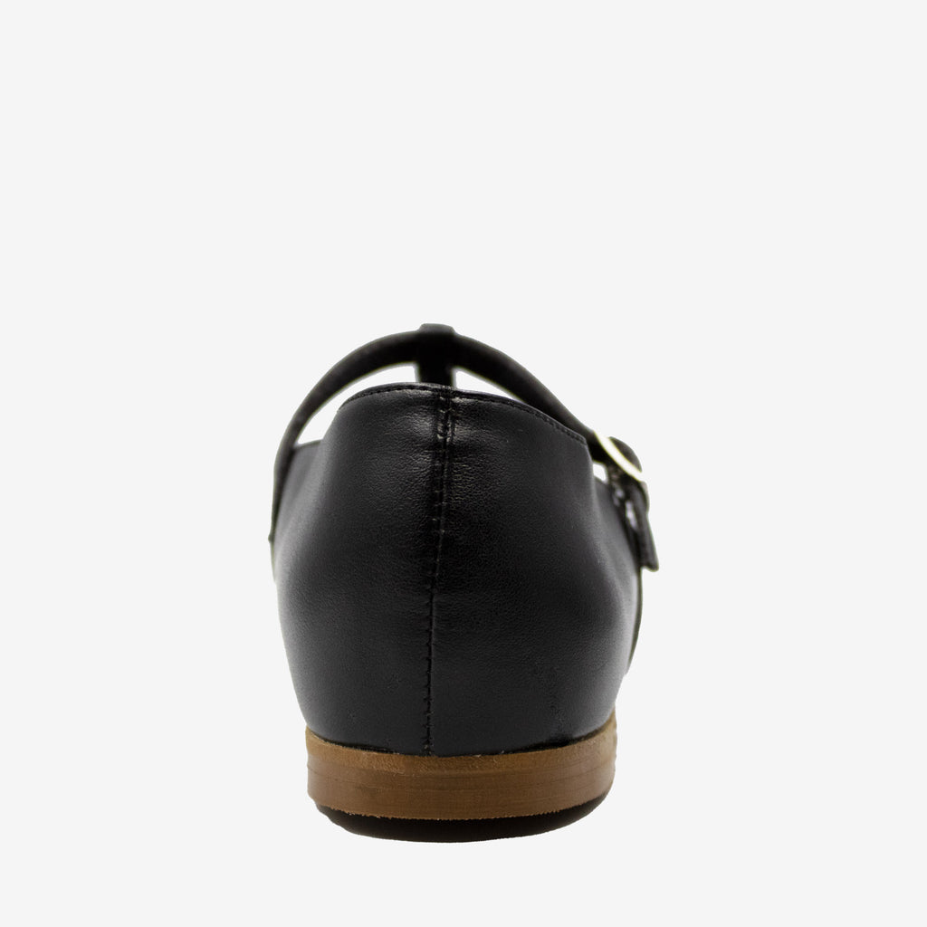 VANITY ballerina Mary Jane - pelle mela - veganshoes