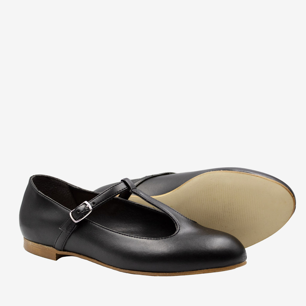 VANITY ballerina Mary Jane - pelle mela - veganshoes