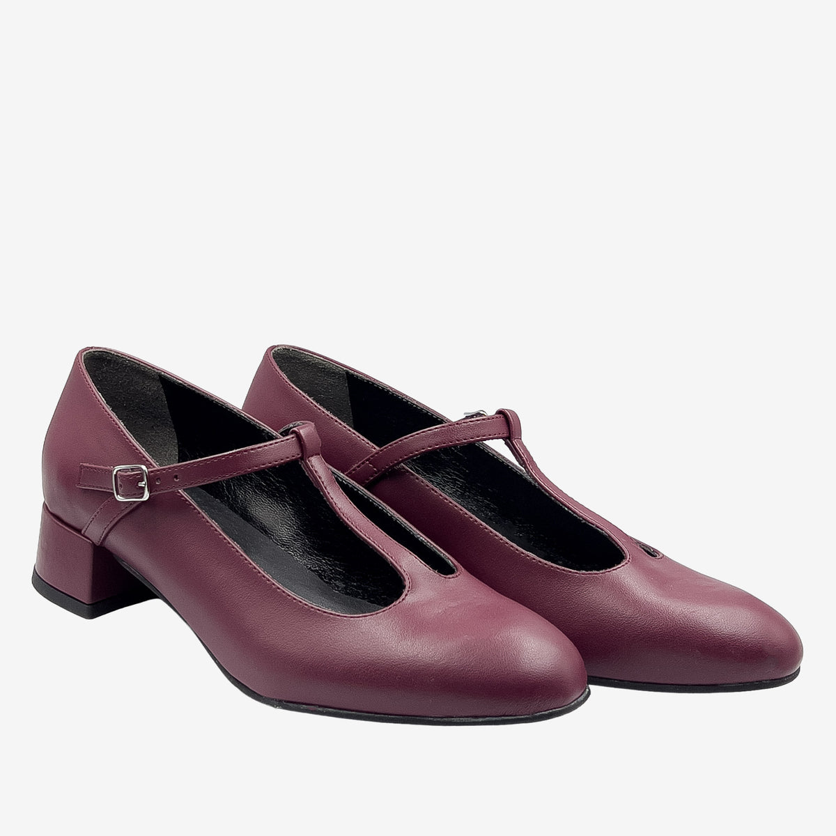 Vanity Heel Mary Jane - Décolleté vegan BORDEAUX