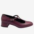 Vanity Heel Mary Jane - Décolleté vegan BORDEAUX