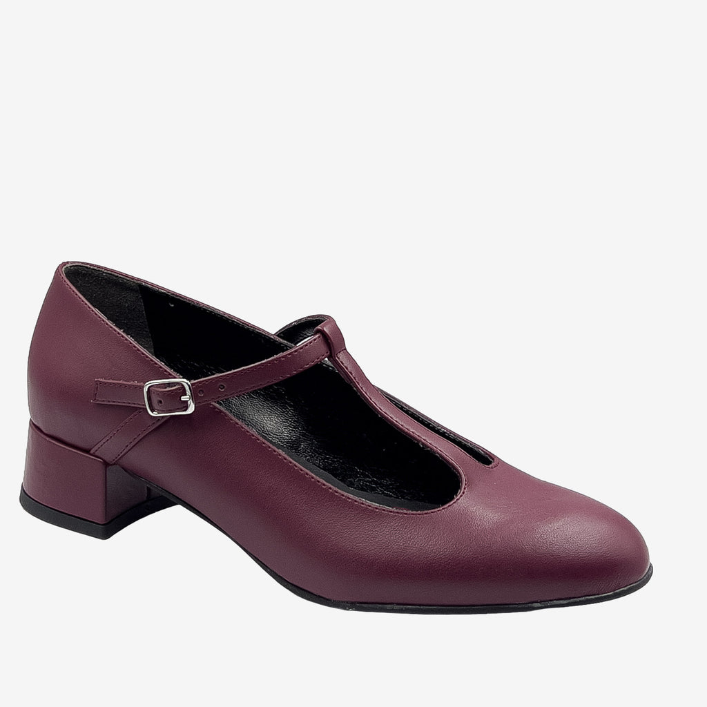 Vanity Heel Mary Jane - Décolleté vegan BORDEAUX