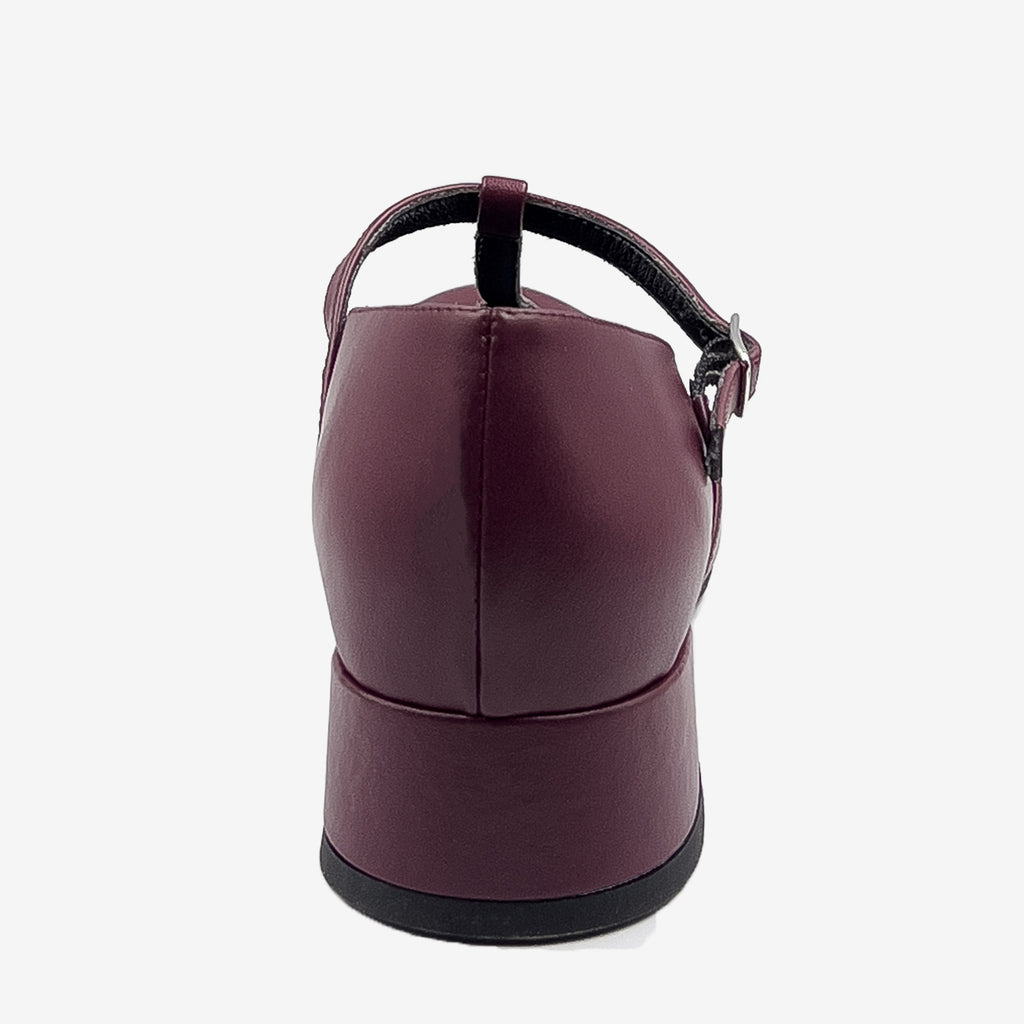 Vanity Heel Mary Jane - Décolleté vegan BORDEAUX