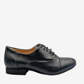 VATY francesina - pellemela nera impermeabile - Veganshoes