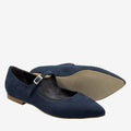 Ballerina Vegan Dolly in PET Riciclato Blu | Bellastoria