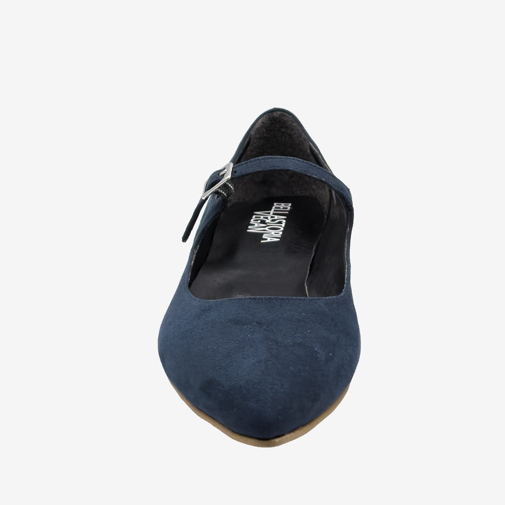 Ballerina Vegan Dolly in PET Riciclato Blu | Bellastoria