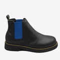 DR BERRY - tronchetto con elastico blu - in arancia - veganshoes