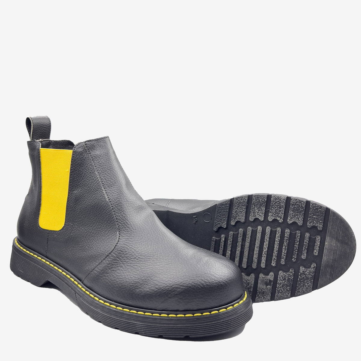 DR BERRY - tronchetto con elastico Giallo - in arancia - veganshoes