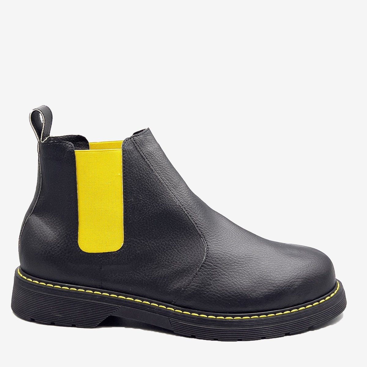 DR BERRY - tronchetto con elastico Giallo - in arancia - veganshoes