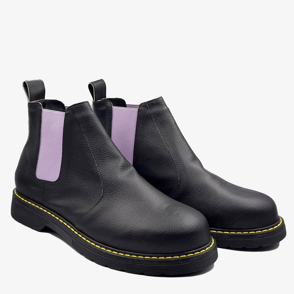 DR BERRY - tronchetto con elastico Lilla - in arancia - veganshoes