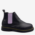 DR BERRY - tronchetto con elastico Lilla - in arancia - veganshoes