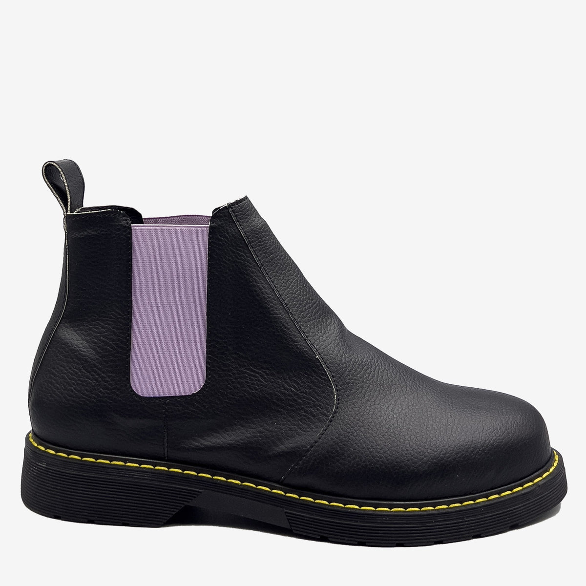 DR BERRY - tronchetto con elastico Lilla - in arancia - veganshoes