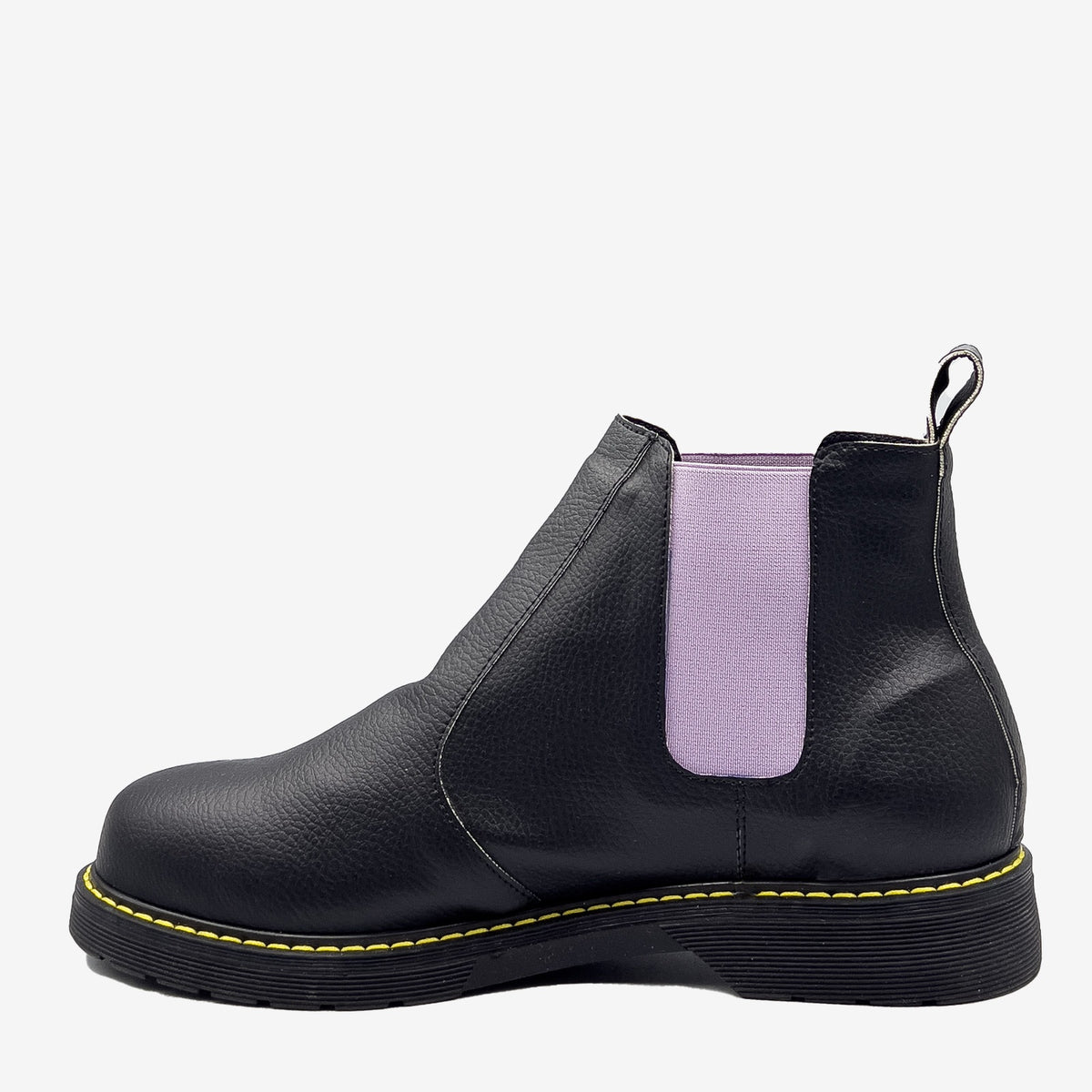 DR BERRY - tronchetto con elastico Lilla - in arancia - veganshoes