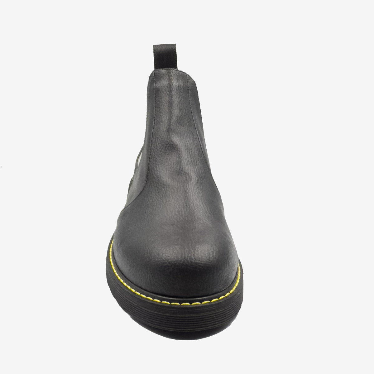 DR BERRY - tronchetto con elastico grigio chiaro - in arancia - veganshoes