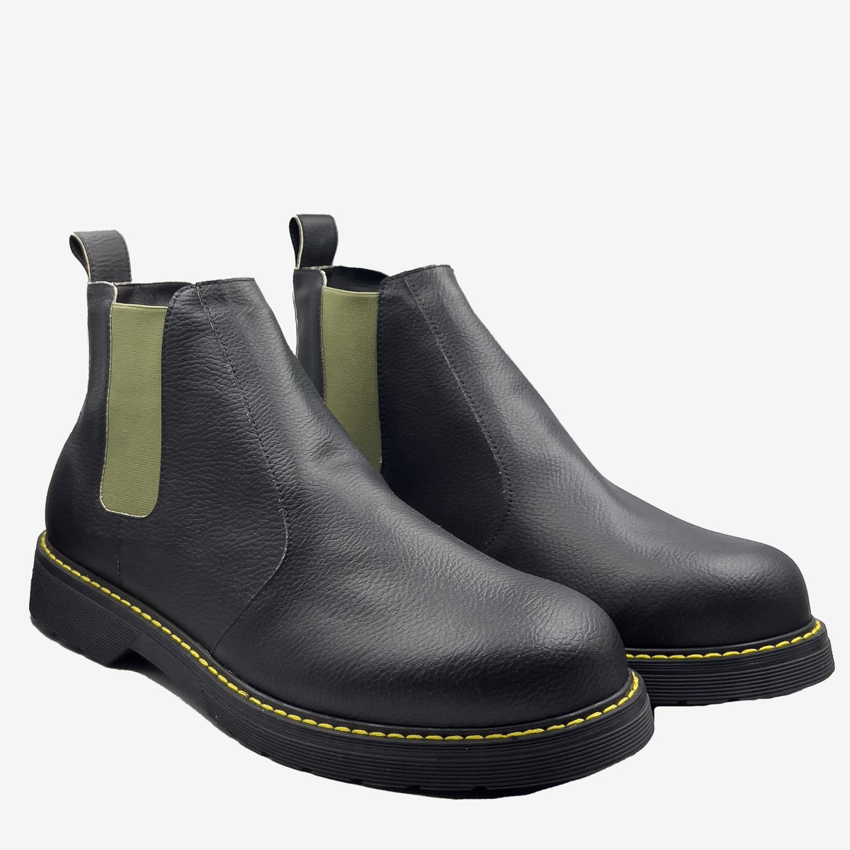 DR BERRY - tronchetto con elastico salvia - in arancia - veganshoes