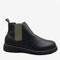 DR BERRY - tronchetto con elastico salvia - in arancia - veganshoes