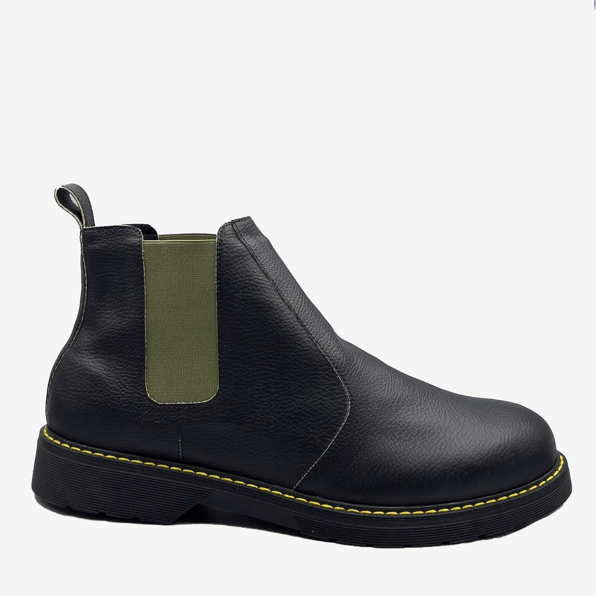DR BERRY - tronchetto con elastico salvia - in arancia - veganshoes