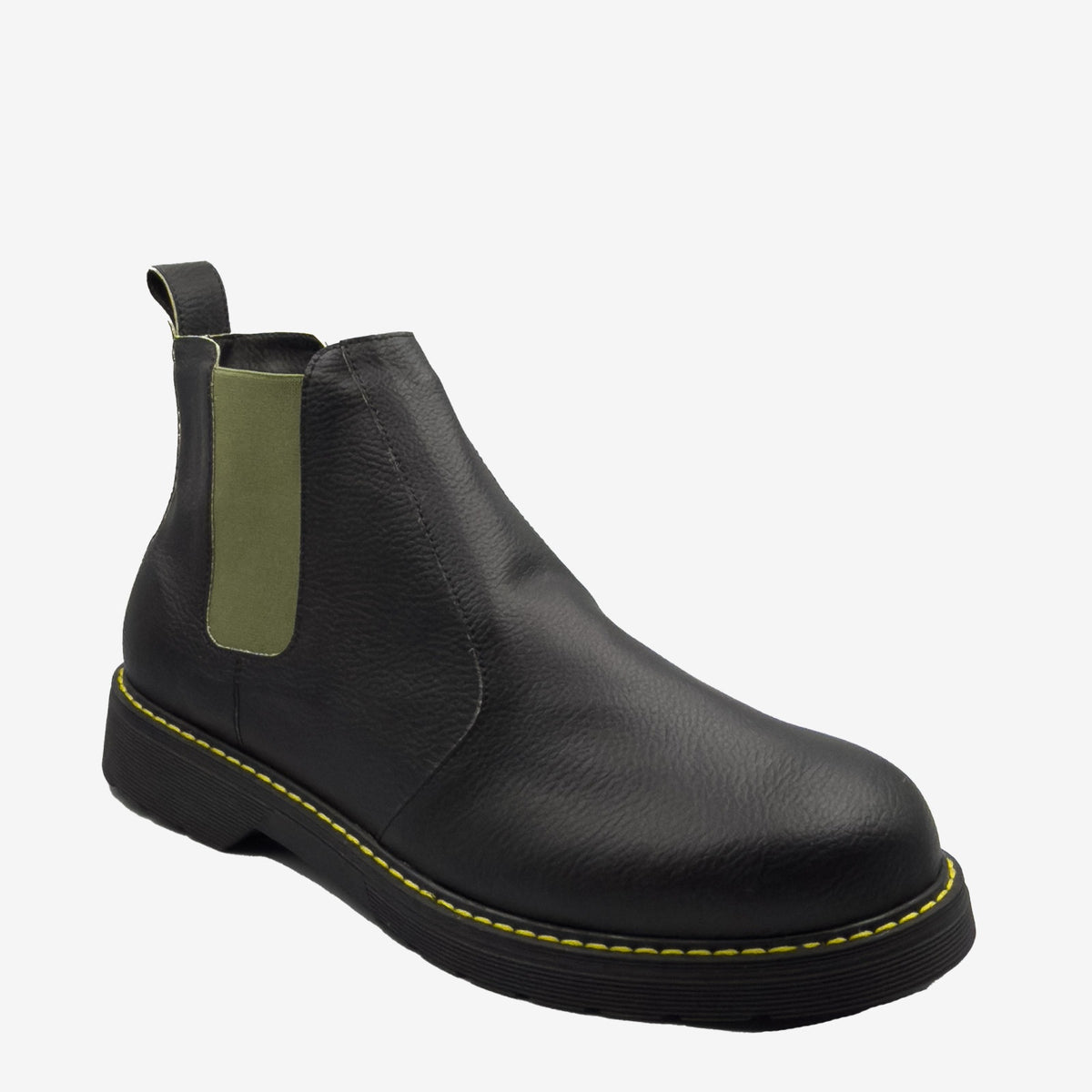 DR BERRY - tronchetto con elastico salvia - in arancia - veganshoes