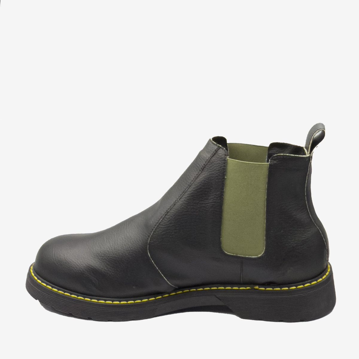 DR BERRY - tronchetto con elastico salvia - in arancia - veganshoes