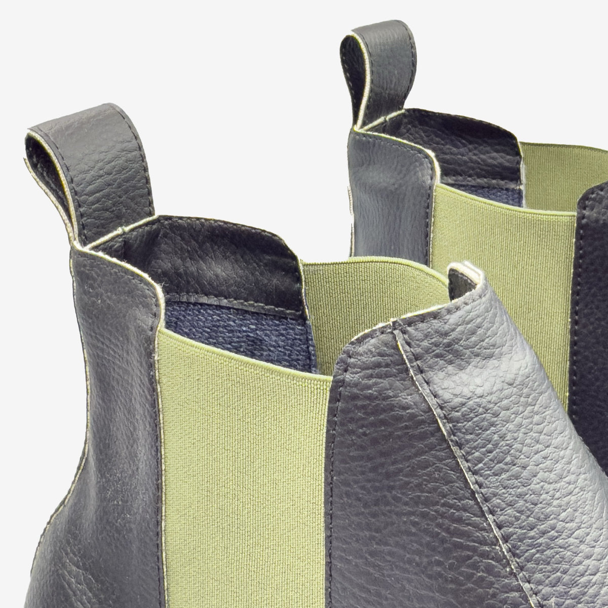DR BERRY - tronchetto con elastico salvia - in arancia - veganshoes