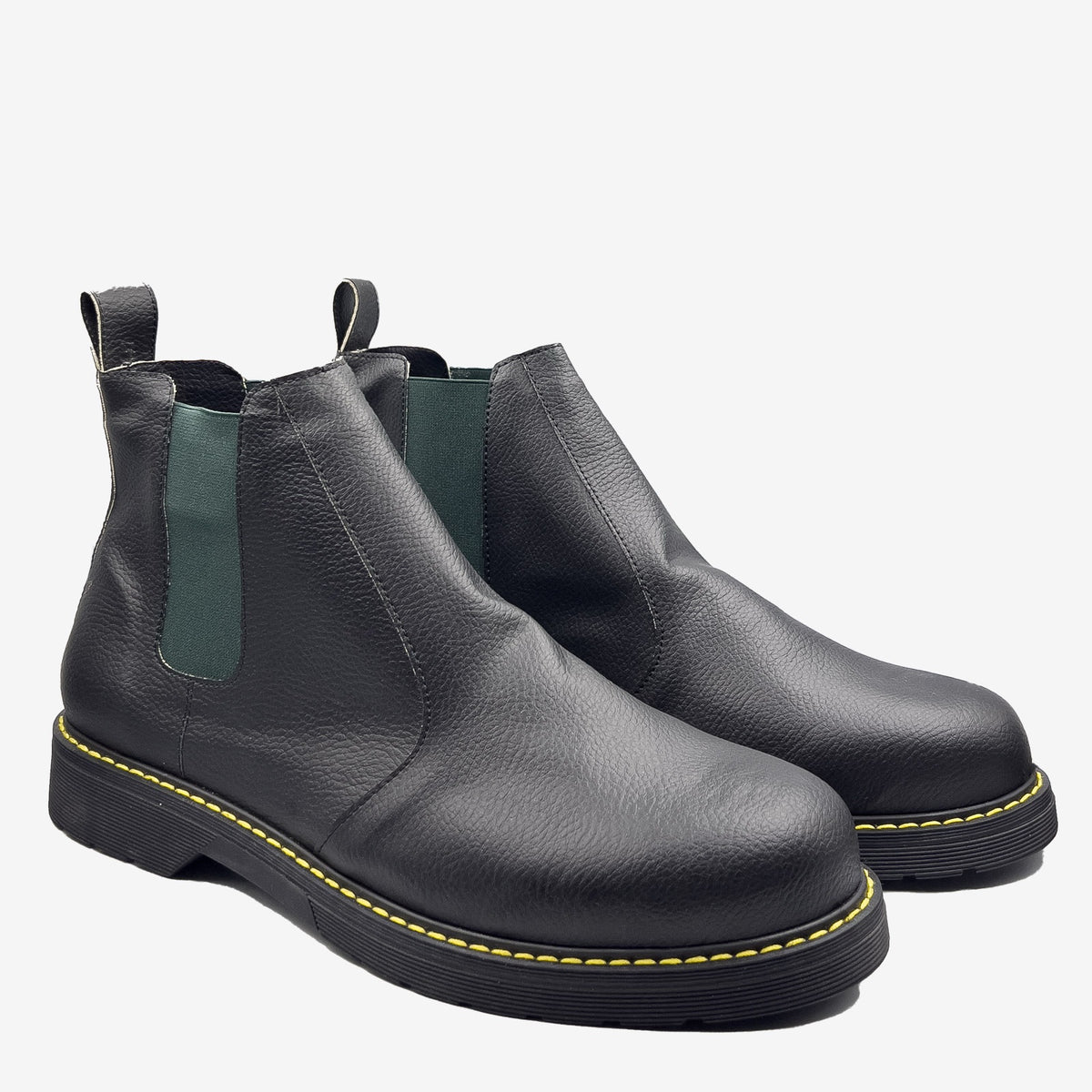 DR BERRY - tronchetto con elastico verdone - in arancia - veganshoes