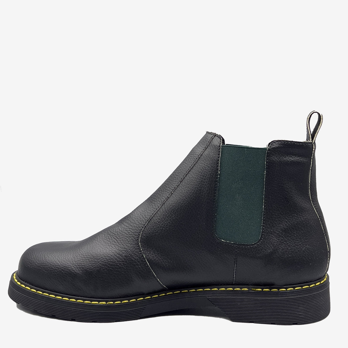 DR BERRY - tronchetto con elastico verdone - in arancia - veganshoes