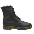 DOCTOR micro nera fodera pelosa in PET riciclato anfibio veganshoes