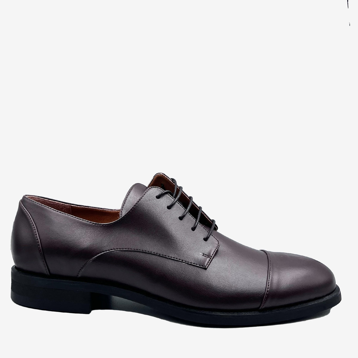 FORD Derby - mela apple skin marrone - veganshoes