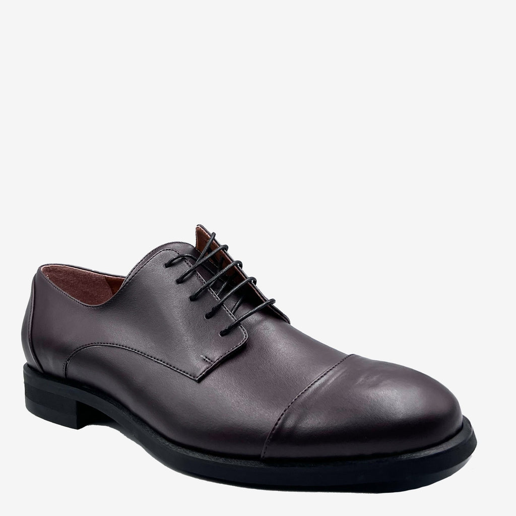 FORD Derby - mela apple skin marrone - veganshoes