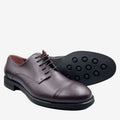 FORD Derby - mela apple skin marrone - veganshoes