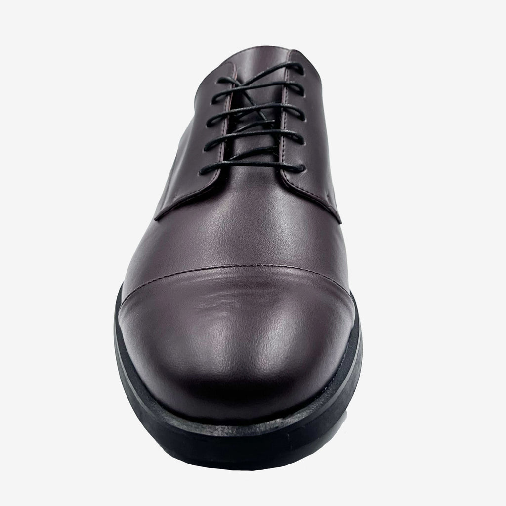 FORD Derby - mela apple skin marrone - veganshoes