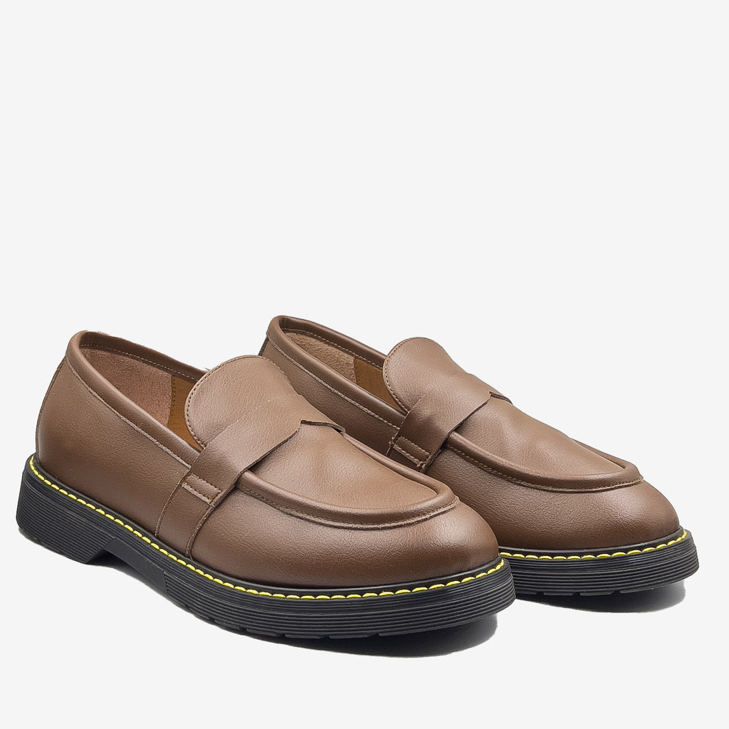 MADDY Mocassino vegan Marrone Personalizzabile | Bellastoria