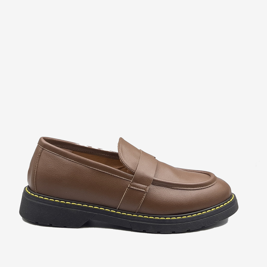 MADDY Mocassino vegan Marrone Personalizzabile | Bellastoria