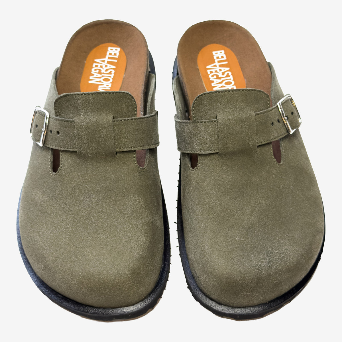 Sabot unisex vegan Olmo verde visto dall’alto