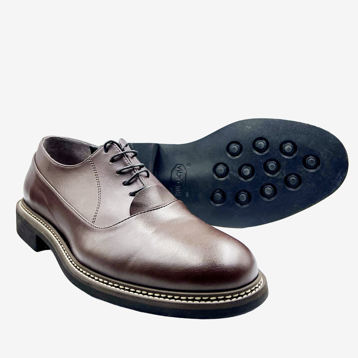 BOSS francesina Oxford - apple skin Mela Marrone - veganshoes
