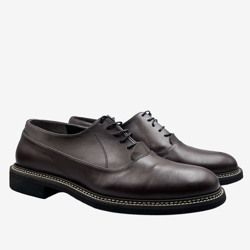 BOSS francesina Oxford - apple skin Mela Marrone - veganshoes