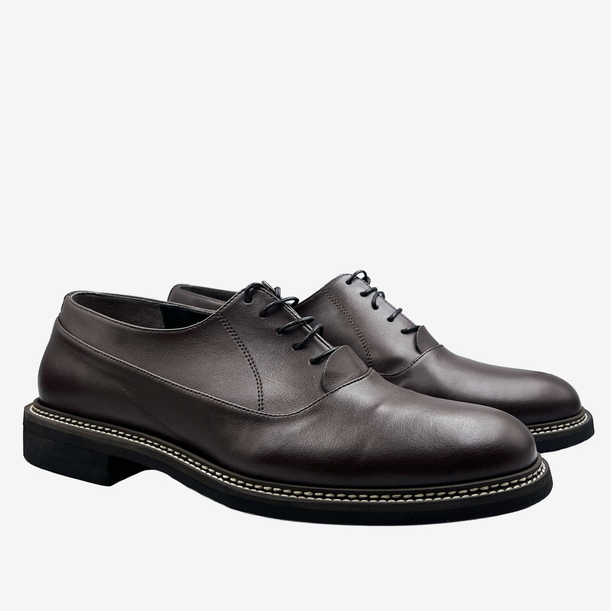 BOSS francesina Oxford - apple skin Mela Marrone - veganshoes