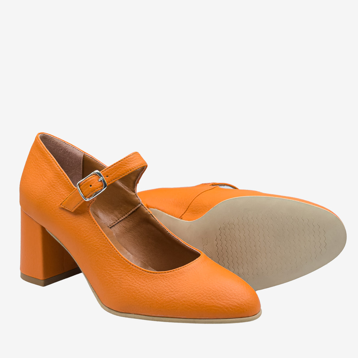 ANITA Mary Jane - Ohoskin arancione