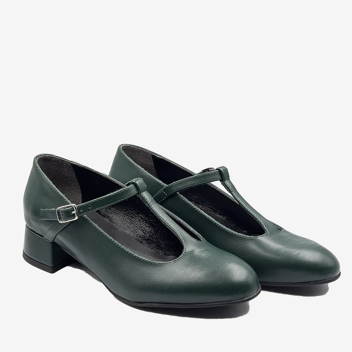 Vanity Heel Mary Jane - Décolleté vegan verde